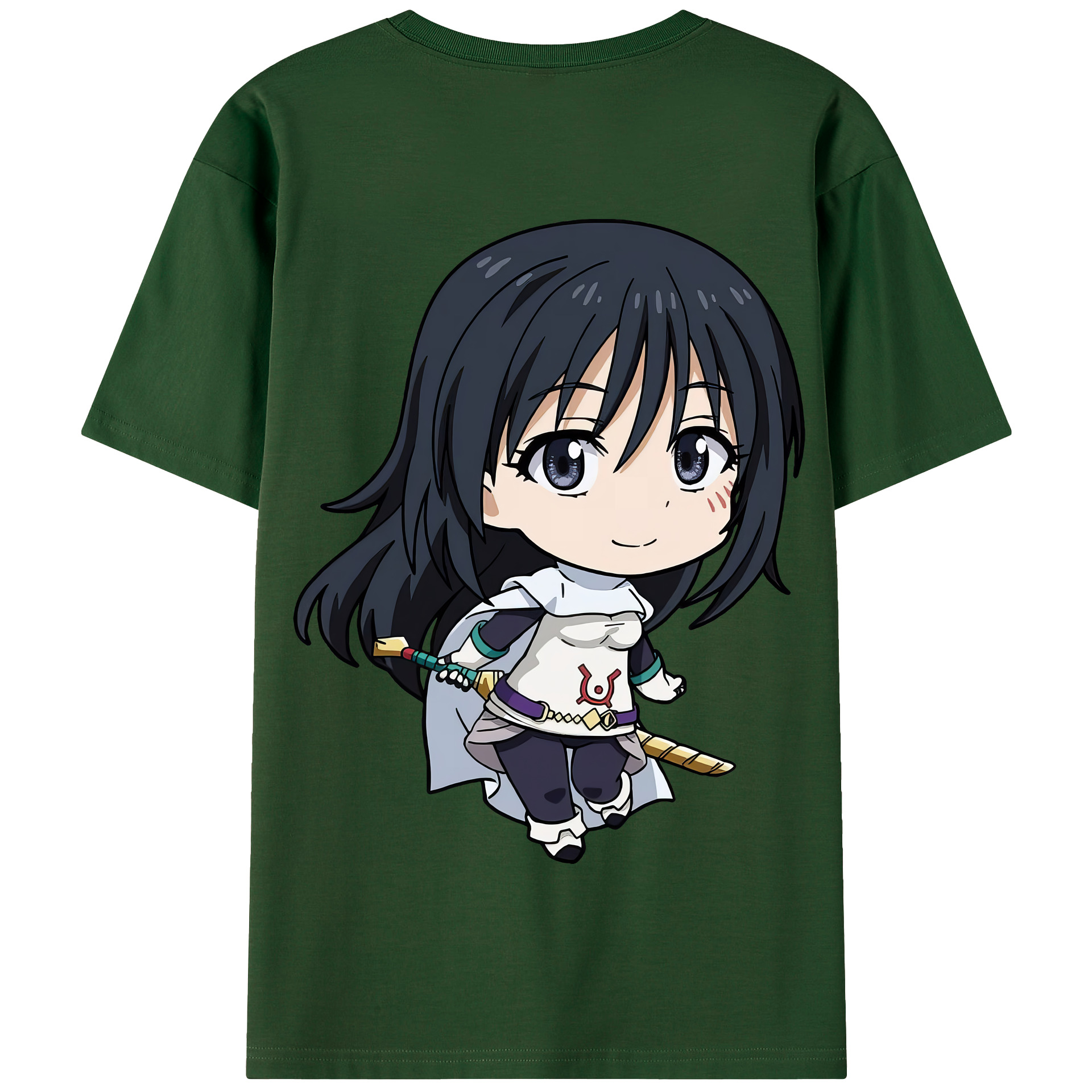 （画像用） 転スラ Regarding Reincarnated to Slime 綿100％半袖Tシャツ（背面プリント）